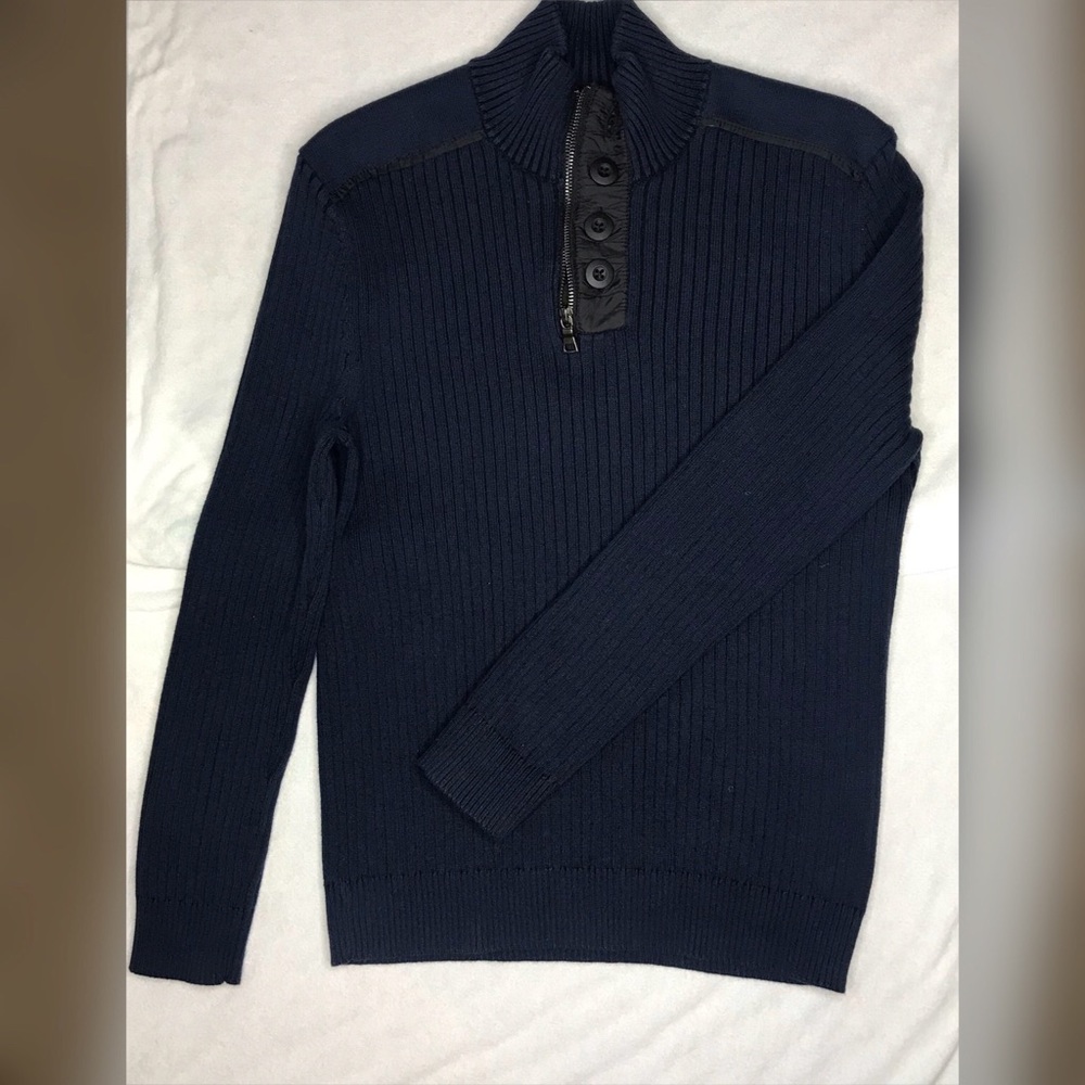 INC Ribbed Mock-neck Sweater - Picture 4 of 6